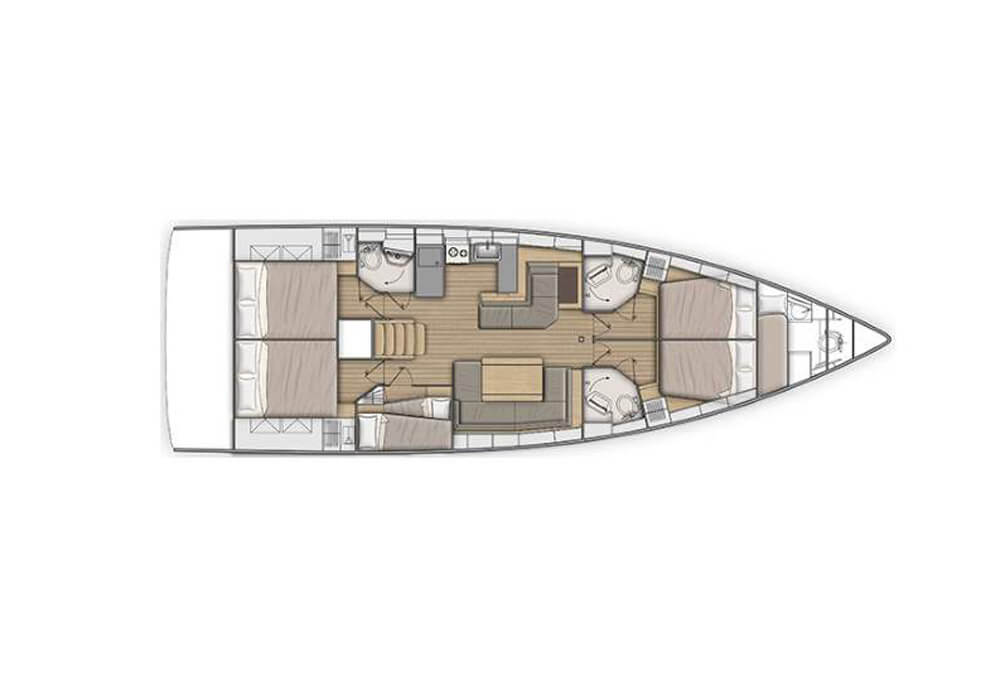Beneteau Oceanis 51.1 (2018) - Yacht Charter Croatia