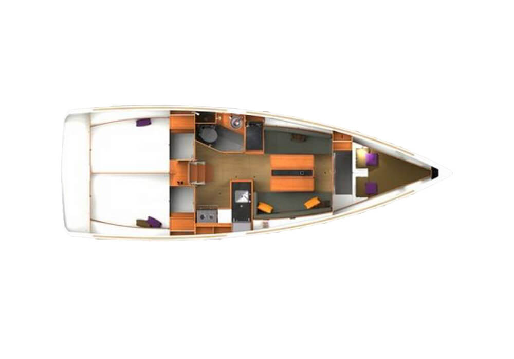 Jeanneau Sun Odyssey 349 (2019) - Yacht Charter Croatia
