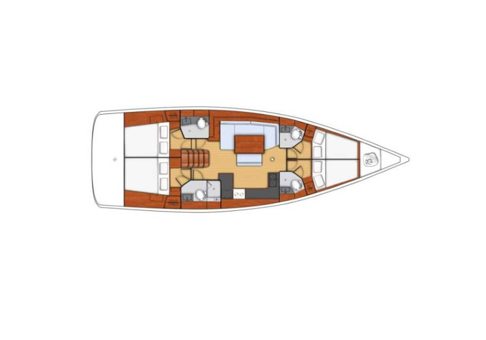 Beneteau Oceanis 48 (2018) - Yacht Charter Croatia