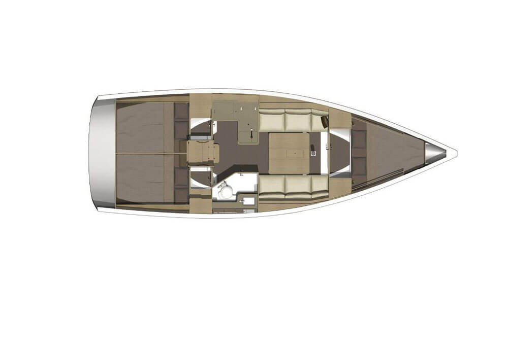 Dufour 350 Grand Large (2017) - Yacht Charter Croatia