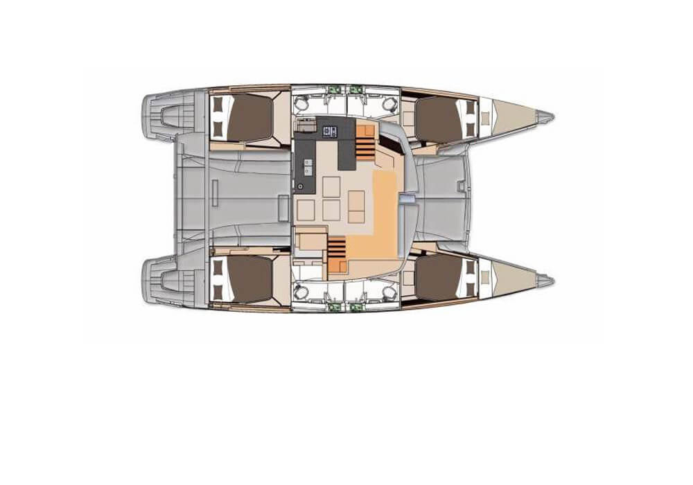 Helia 44 (2014) - Catamaran Charter Croatia