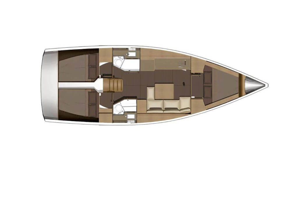 Dufour 382 Grand Large (2017) - Yacht Charter Croatia