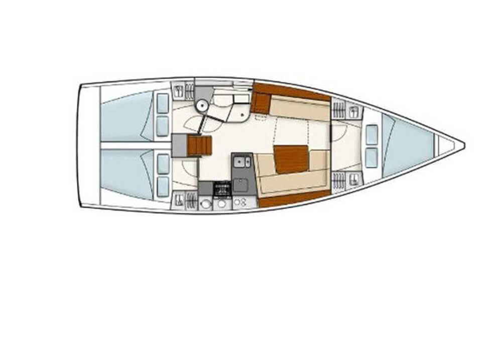Hanse 385 (2015) - Yacht Charter Croatia