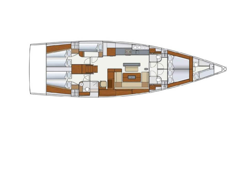 Hanse 575 (2017) - Yacht Charter Croatia